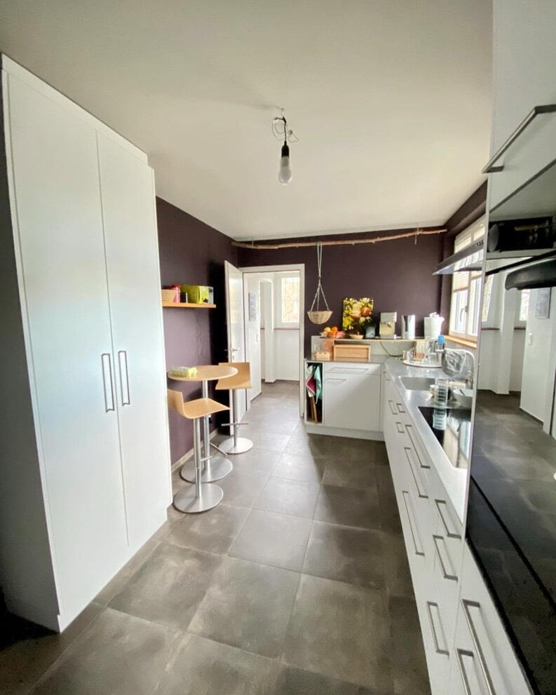 noir marron 85 Küchenrenovation